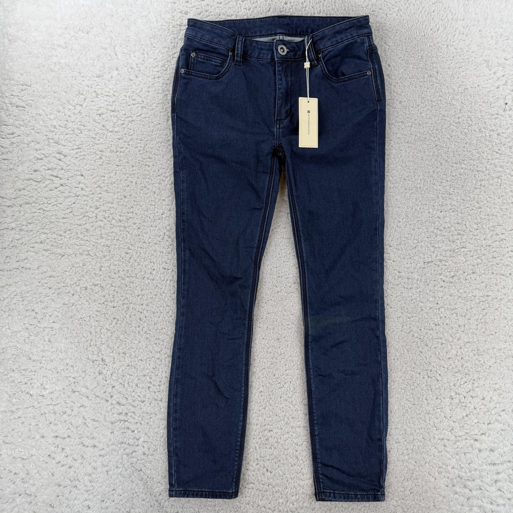 BCBGMAXAZRIA Ryann Skinny Jeans Womens 28 Blue Dark Wash Mid Rise Stretch NWT